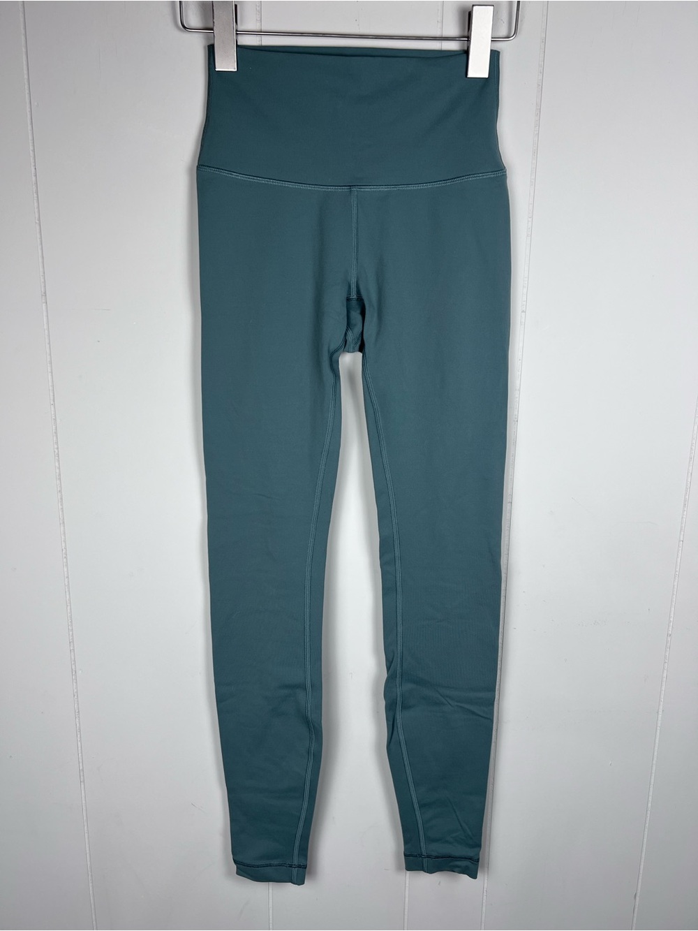 Lululemon Wunder Under High Rise Tight 28” Inseam Size 4 Junioer Color Green - Picture 4 of 14